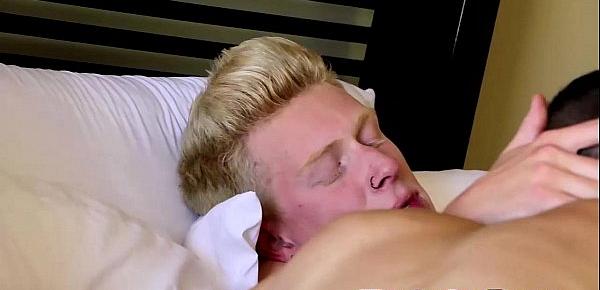  Two sexy and horny twinks enjoying sex without single condom